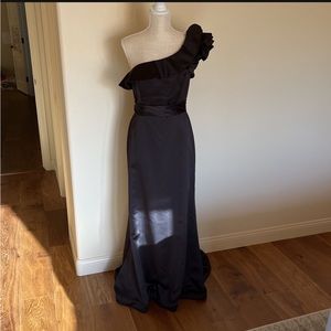 Black Designer Gown by Lazaro
